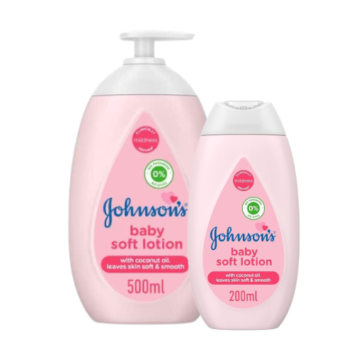 لوشن جونسون بيبي الناعم 500 مل + 200 مل